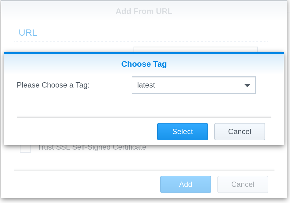choose tag window